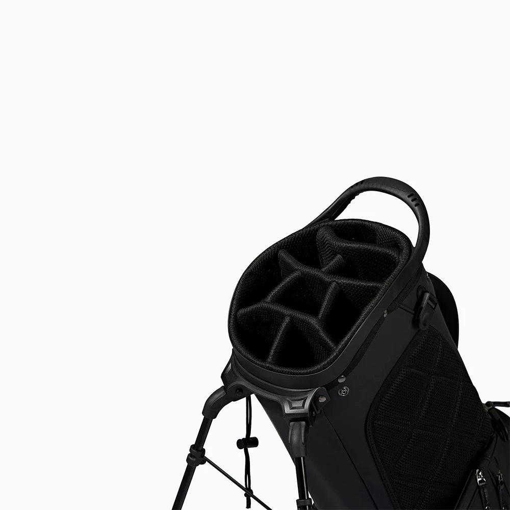 PRIMUS GOLF Custom OEM black stand golf bag pu leather high quality 7/14 way full length divider golf bag