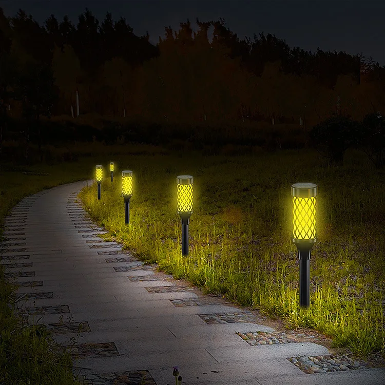 New Arrivals Solar Pathway Lights Outdoor Decorative Lawn Lights Waterproof Led Garden Patio Lawn Yard Driveway  Landscape Lamp