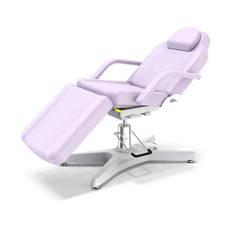 IK-B20 Gas Spring Angle Adjustment, X-type Base, Foldable Packaging Mechanical Beauty Table Massage Table