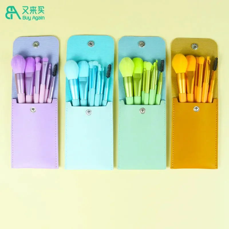 Wholesale mini makeup brush sets small gifts ideas mini gift items mini size & gift sets little girls makeup tool kits for girls
