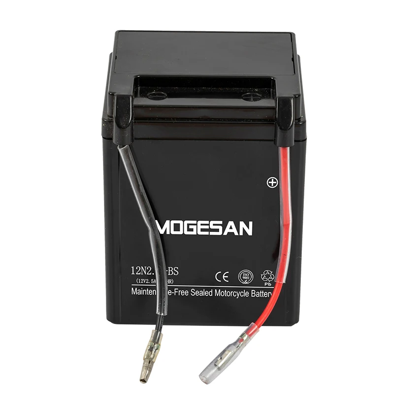 Sealed Maintenance-Free Waterproof 12N2.5-BS 12v 72v Motorcycle Battery