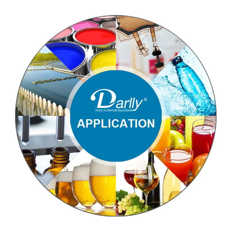 China manufacturer 10' 0.1/0.2/0.45 micron liquid filter elementPES/PTFE/PVDF/Nylon membrane filter for wine filtration