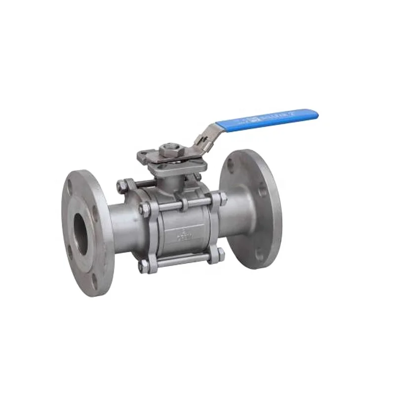 API CE Factory Hot Sale Manual Penumatic  2PC 3PC Flange Ball valve for WOG