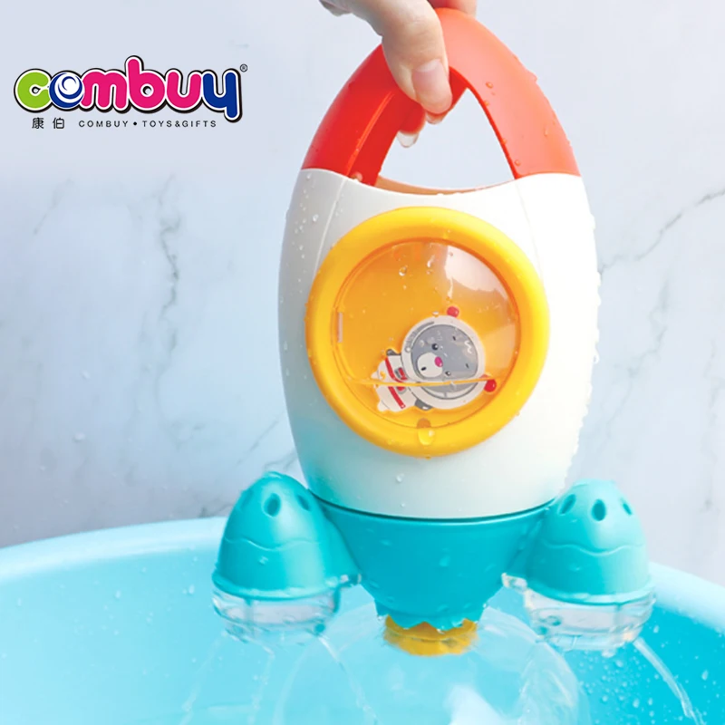 Lovely rockets shower water game bath toy spray for kids
