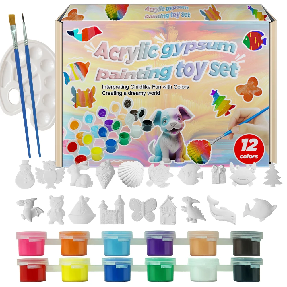 KHY Education Diy Clay Paint Tool Craft Ceramic Pottery Wheel Toy Kit For Kids Beginner
