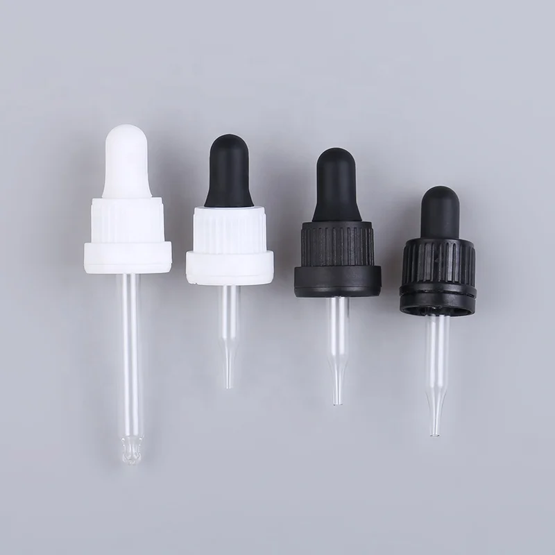dropper bottle capping machine dropper bottle cap with pipette  With anti-theft ring