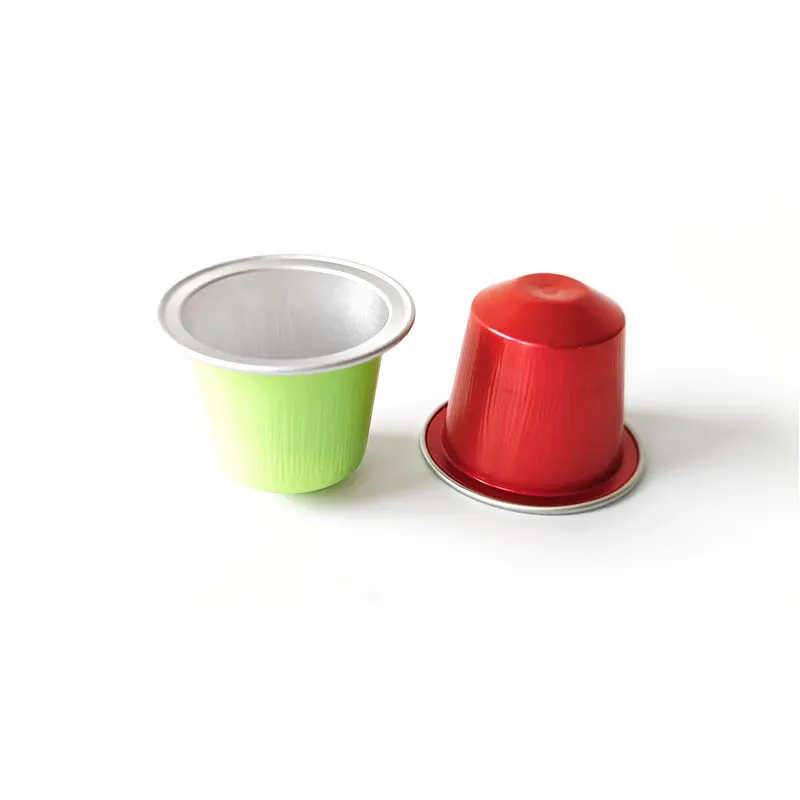 Продвинутые 37 мм пустые кофейные капсулы из алюминиевой фольги Nespresso совместимы с