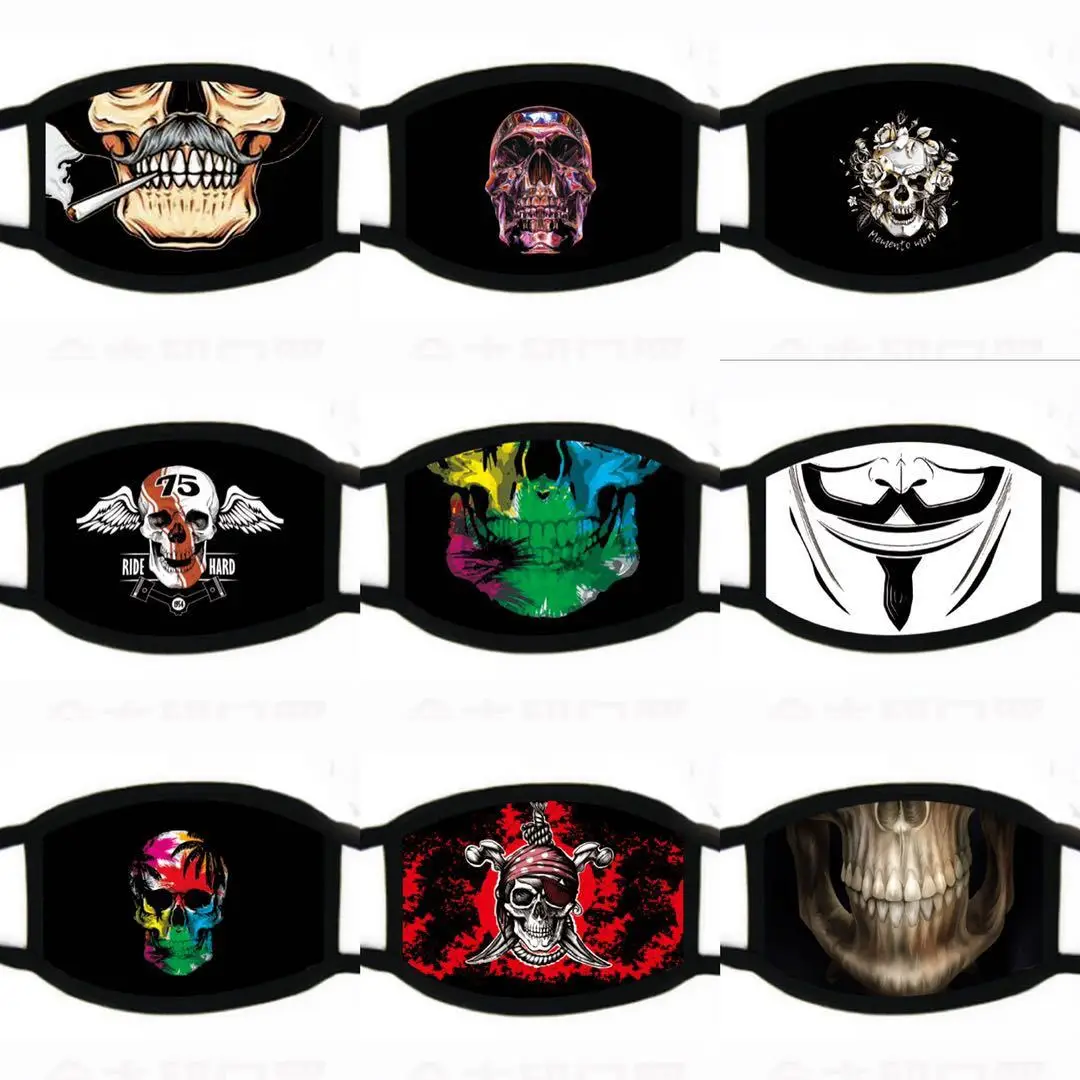 OEM Face Custom Logo Print High Quality Fashion Cotton Dust Mouth Kids Adult Men Designs Made Luxury Vendor White Custom Maskes