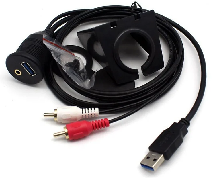 Фабричная поставка 3,5 мм кабель-удлинитель аудио видео флеш Aux 3rca Женский кабель