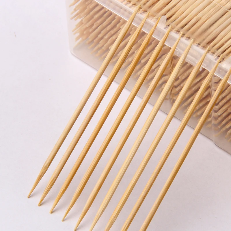 
Manufacturer Wholesale Bamboo Home Restaurant Usage Disposable Buik plastic container pp toothpicks 1000 box 