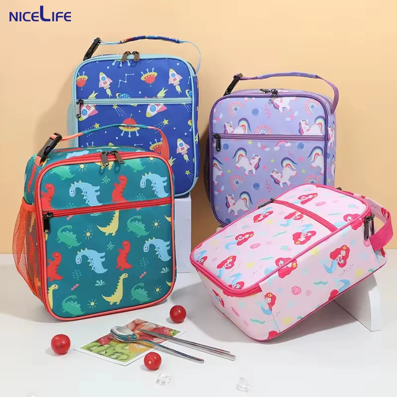 Lunch Cooler Bag Fashion Camo Reusable Thermal Meal Container Tote for Work Travel Picnic
