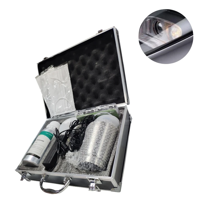 Allplace Steam Headlight Polishing Set Car Light Headlight Restoration Kit UV
