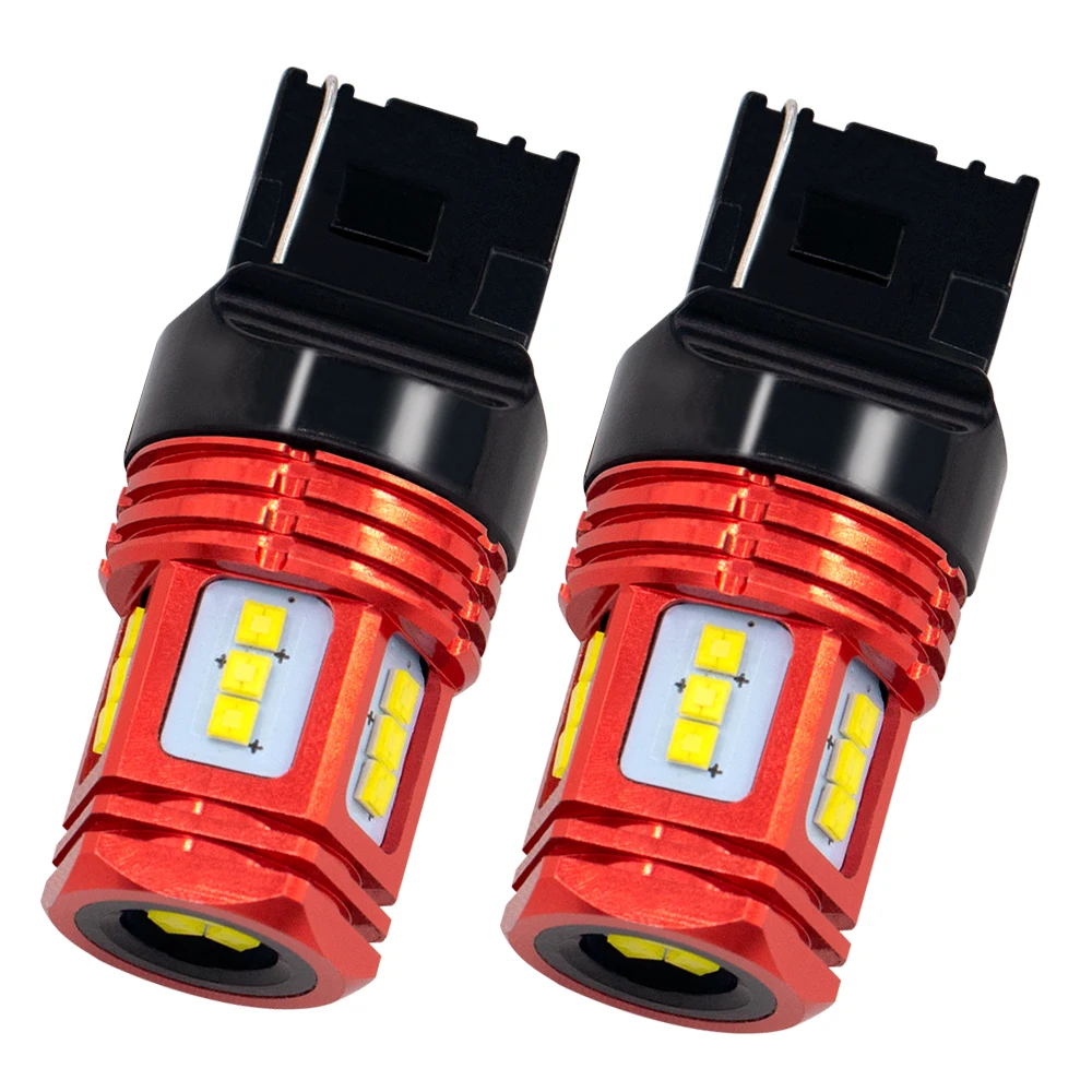 T20 7440/7443 3157 W21w Led Bulbs 2020 Csp Auto Lighting 7443 Red Brake Led W21/5w 7440 Car Door Light Bulb Turn Signals KD036
