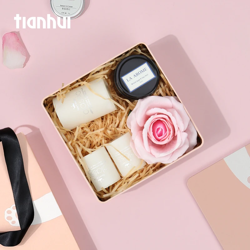 Tianhui новые подарочные коробки для хранения конфет квадратные металлические чая