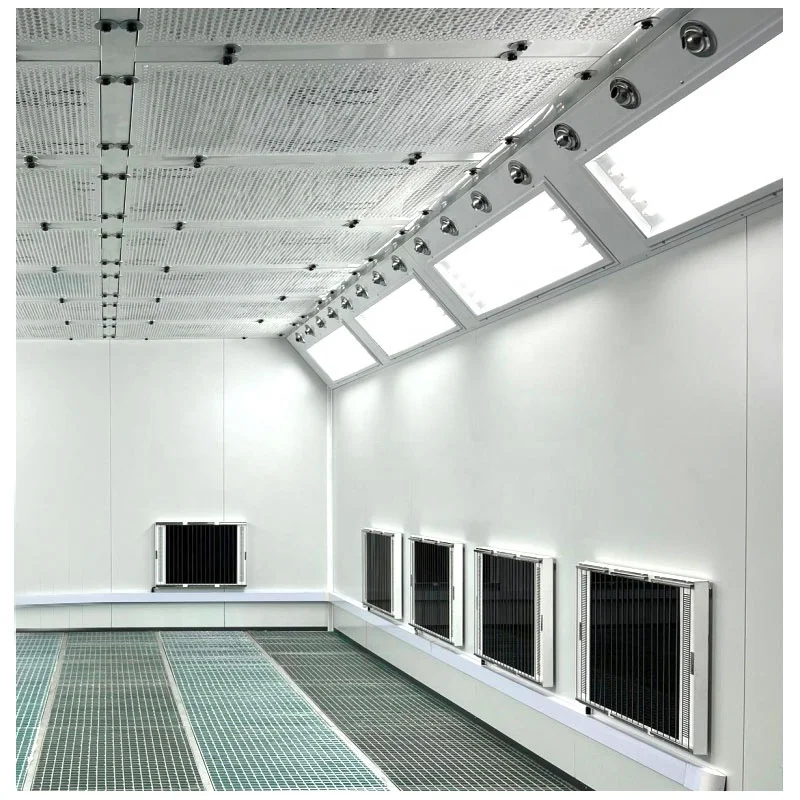 CE approved automatic spray painting booth /spray paint booth indoor/car paint room price