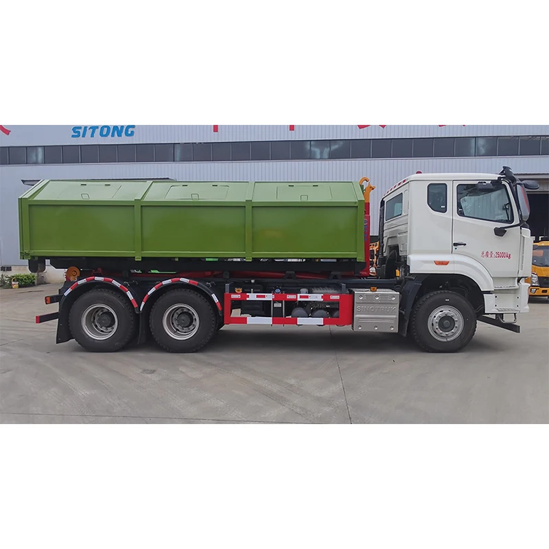 China garbage compactor truck body parts waste truck compressed howo Garbage Collector Truck