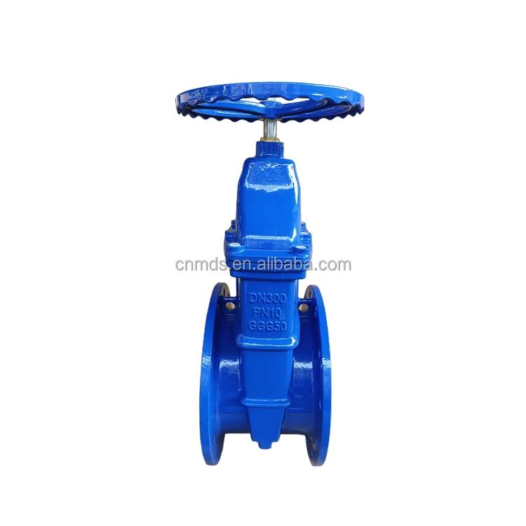 Ductile Cast Iron GGG50 DIN standard DIN3352 Non-rising stem F4 gate valve DN300 PN10