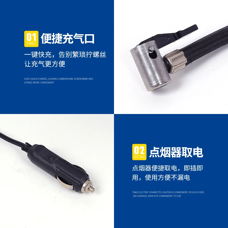 Car Tyre Inflator Air Pump 12v Air Compressor For Commercial Vehicles,Motorcycles,Bicycles Tire Inflators