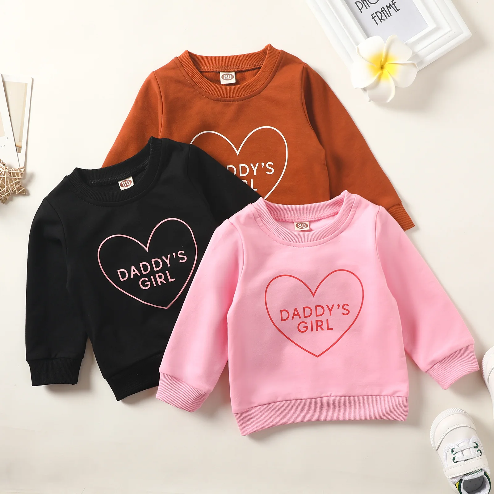 Autumn Children Sweatershirt Kids Baby Girls Boys Tops