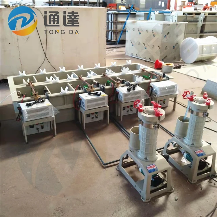 Galvanizing equipment titanium anodizing rack chroming machine for sale