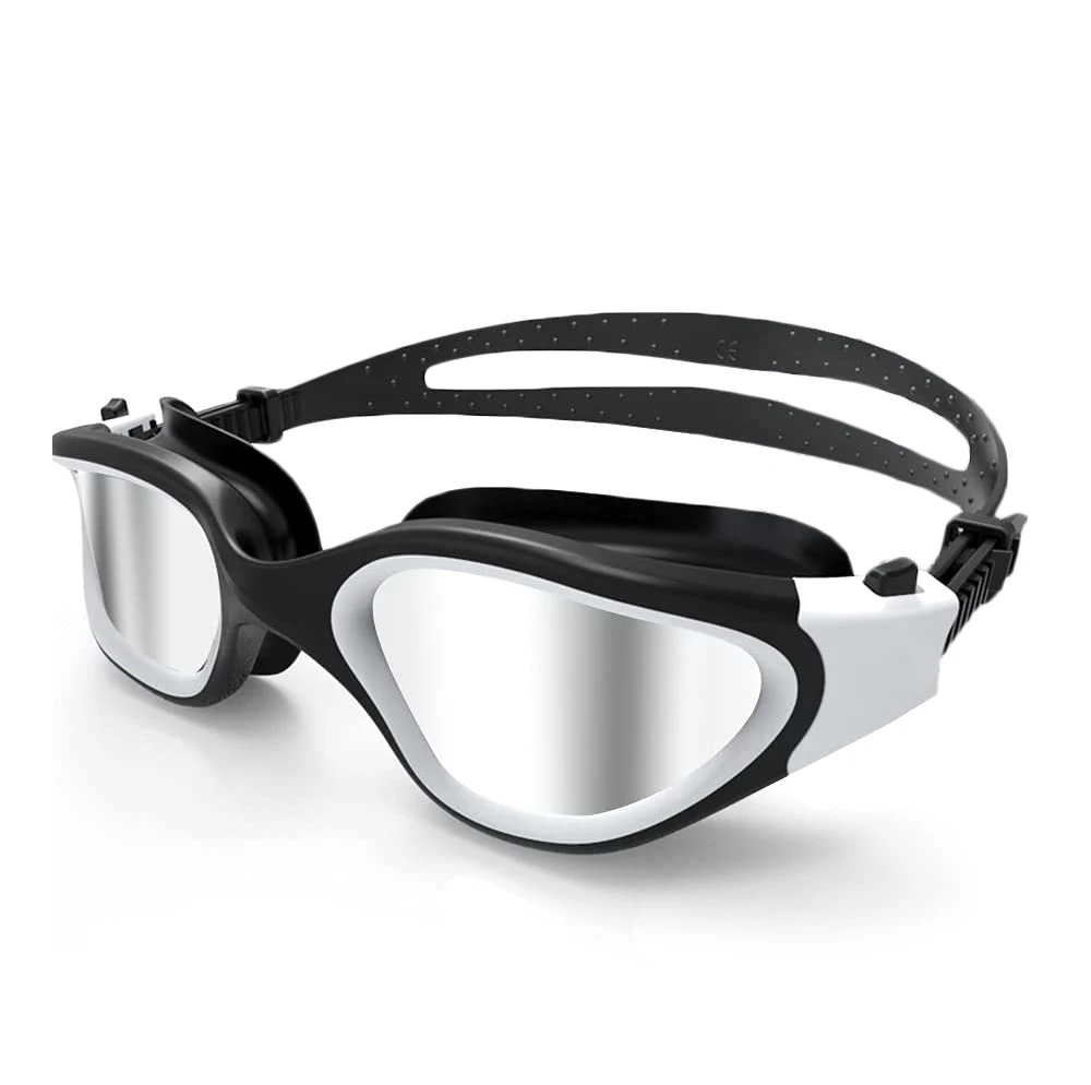 Open Water Swimming Goggles for Men/Women Polarized Anti-Fog UV Protection Mirrored Adult