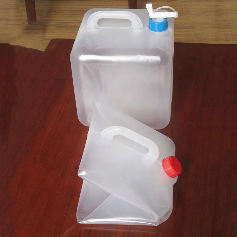 
Plastic Tap Easy Handle Never Leaking 5L 10L 20L Foldable Water Container Jerry Can With Handle 