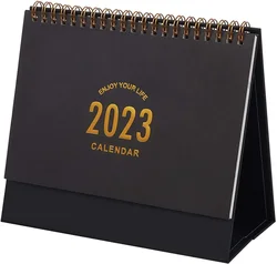 2023 Wholesale Custom Hardcover Calendar Large Double Coil Hardcover Calendars Desktop Desk Desktop Ornaments