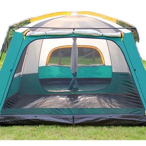 
 Easy Up Retractable Awning Foldable Windproof Hiking Tent  