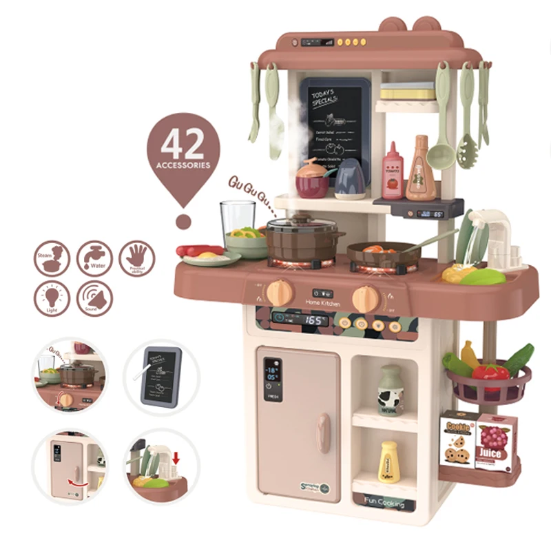 2024 игрушки для игр оптовая продажа спрей наборы кухонных игрушек приготовления пищи популярные развивающие