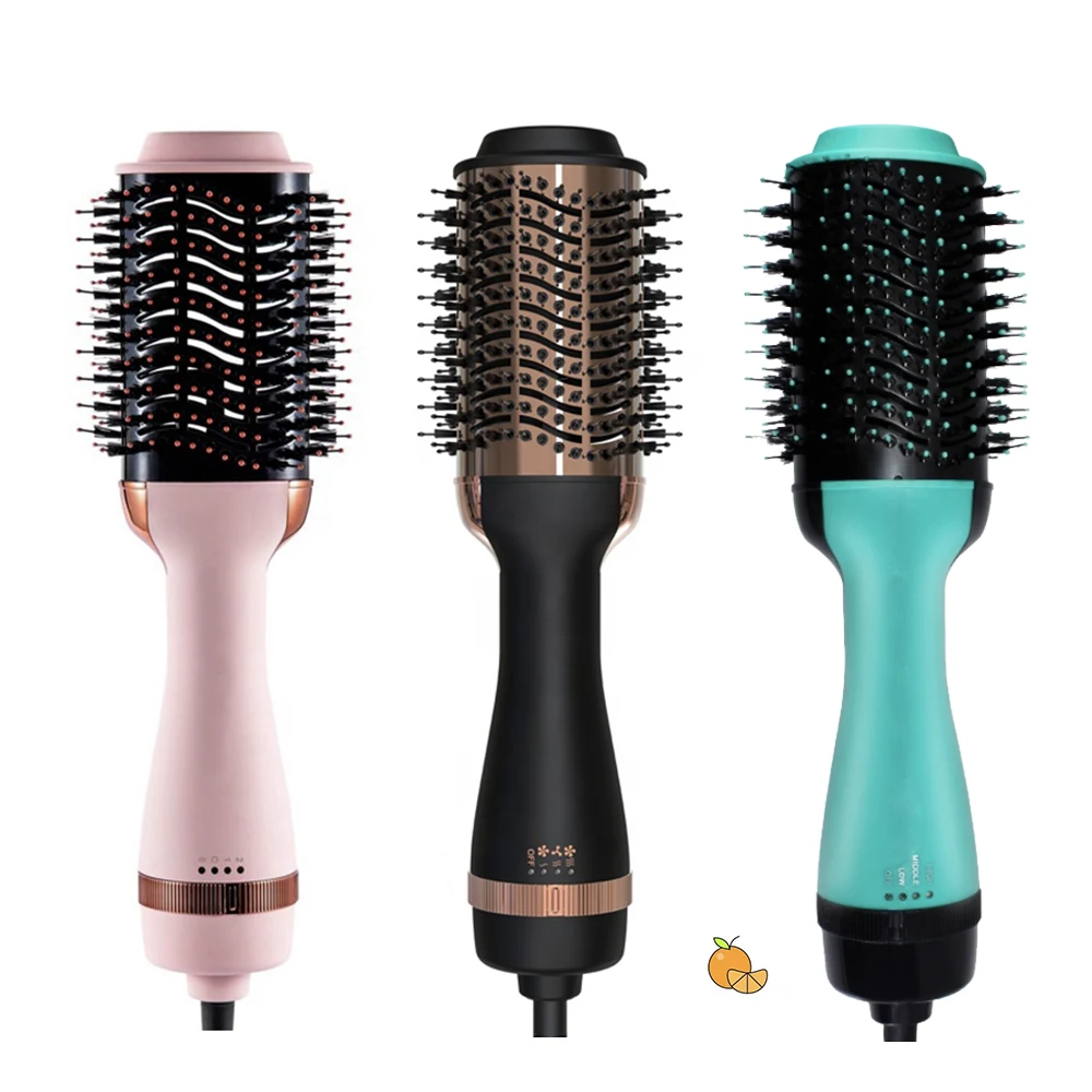 Factory Private Label Rotating Multifunctional One Step Hair Blow Dryer Volumizer Hot Air Brush