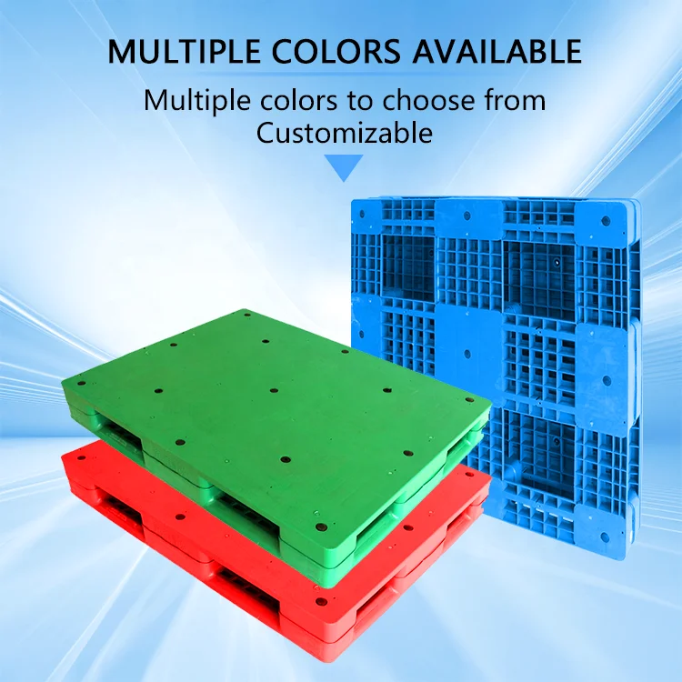 chiansupplier hdpe collapsible six runners heavy duty plastic pallet