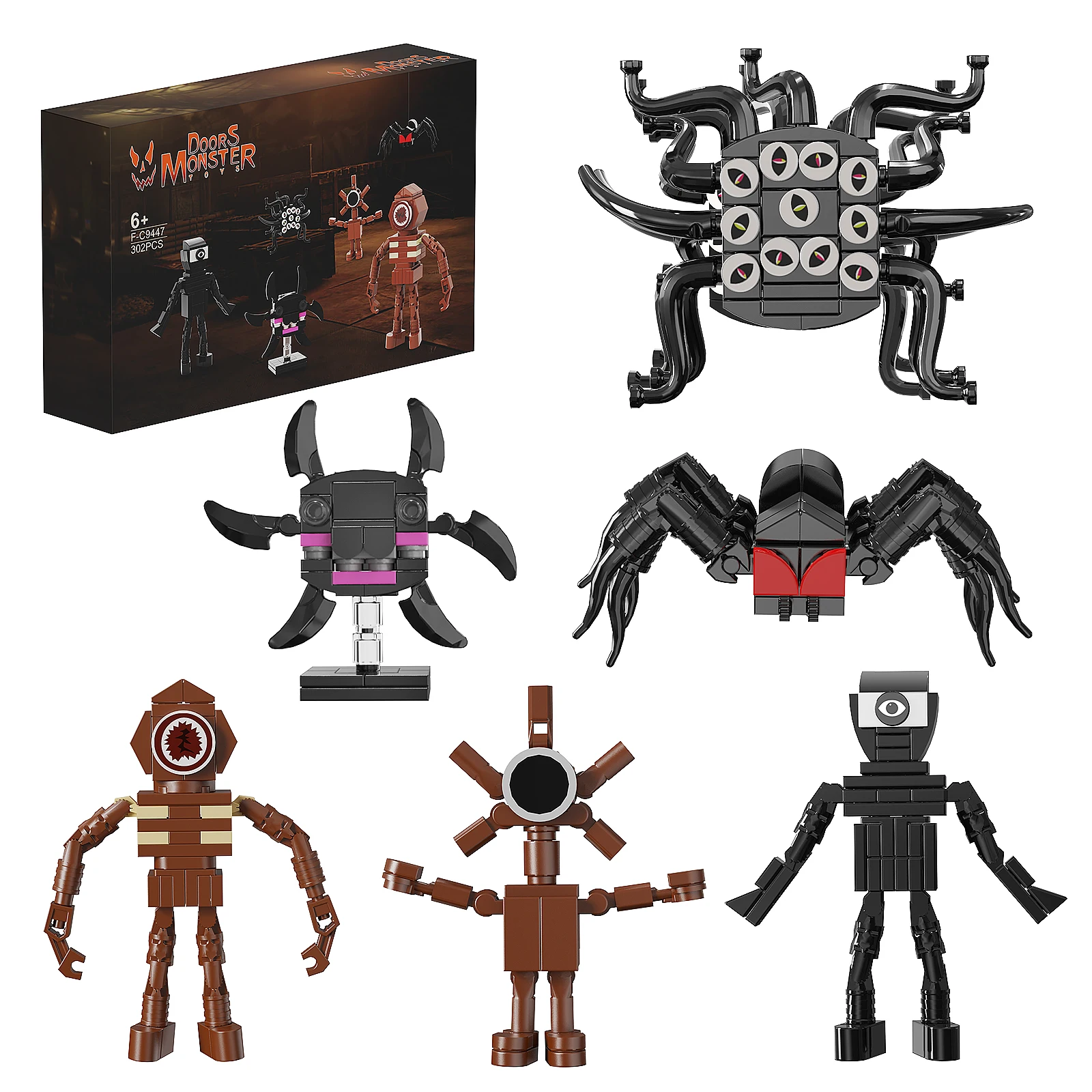 Игрушечные фигурки в виде монстров