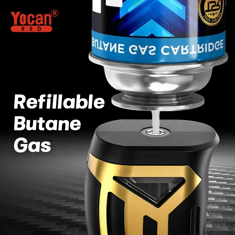Industry Metal High Temperature Changing Color Guard Torch Refillable Butane Gas Jet Melting Welding Torch Lighter