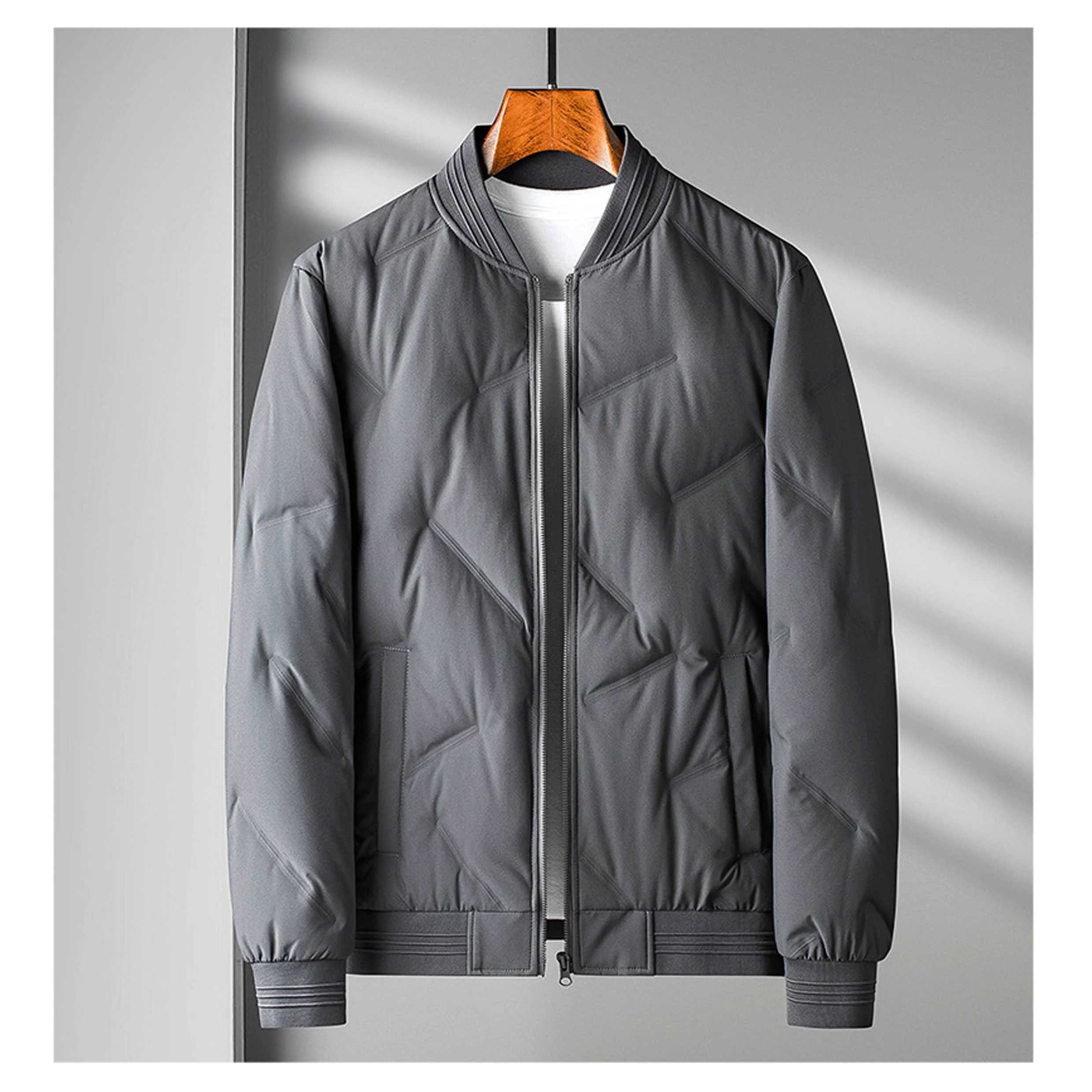 Wholesale new style winter jacket custom mens bomber jacket keep warmth padding coat