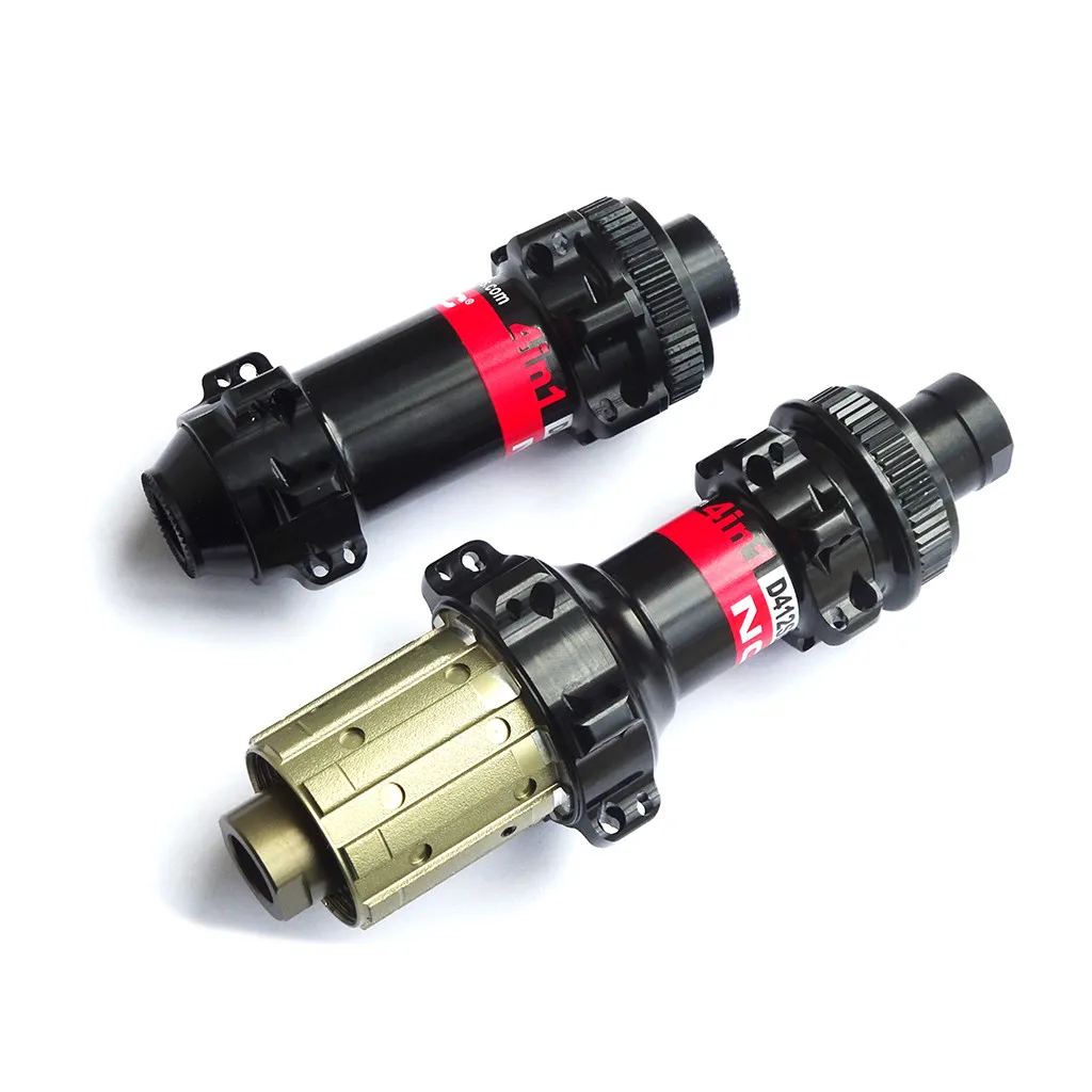 4 in 1 Super Light Bicycle Hub Straight Pull Road & Mountain Bike Disc Brake NOVATEC D411SB D412SB Hub