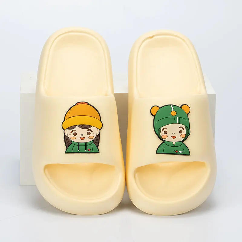 2024 New Fashion Cartoon Wholesale Comfort Slippers Eva Thick Sole Shoes Slippers Slippers for Women