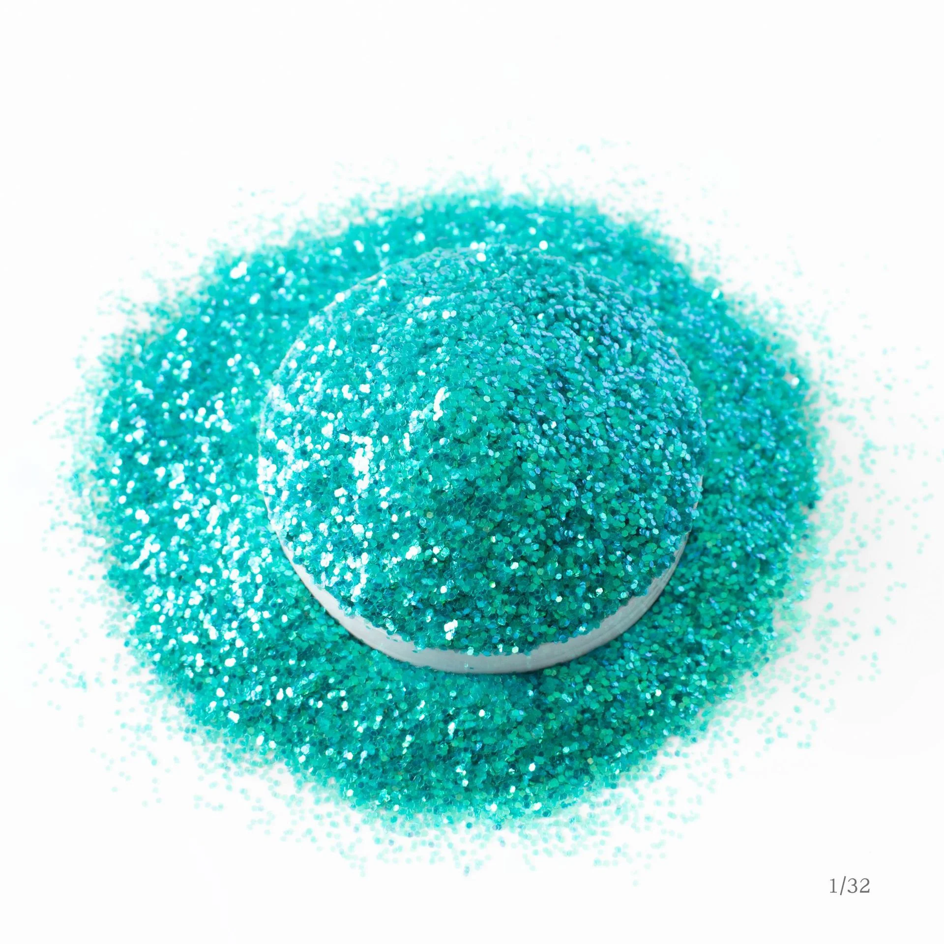 GUANHONG GLITTER  Factory Price Sale Rainbow Bulk Fine Hexagonal PET Glitter Nail Polish Glitter Powder