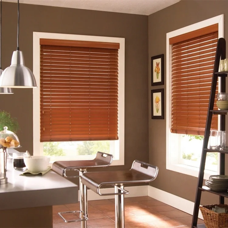 Chinese manufacturer 50mm basswood wood shutter slats wooden venetian blinds mechanism in blinds,shades&shutter