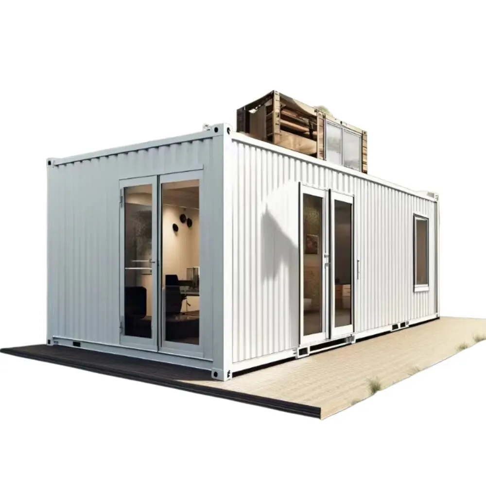 Mobile folding containers can be used for temporary housing and warehouses, and our company accepts customized decoration