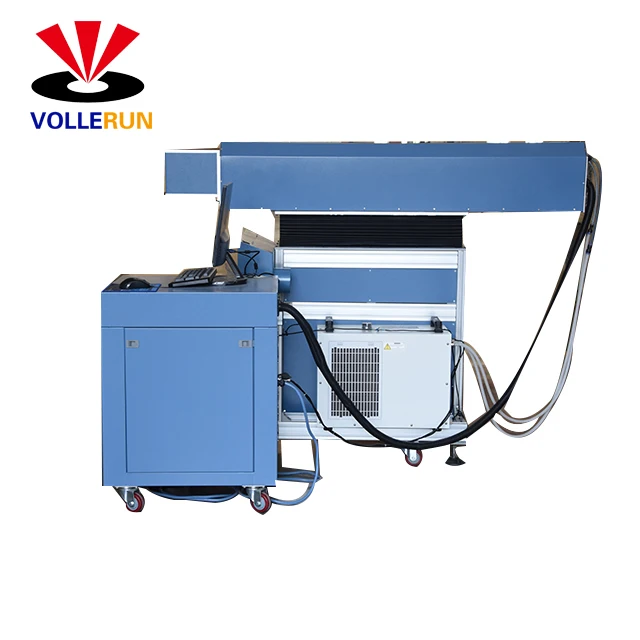 100W Large Format 3D Dynamic Focusing Co2 Galvo Laser Marking Machine with big working size 600*600mm