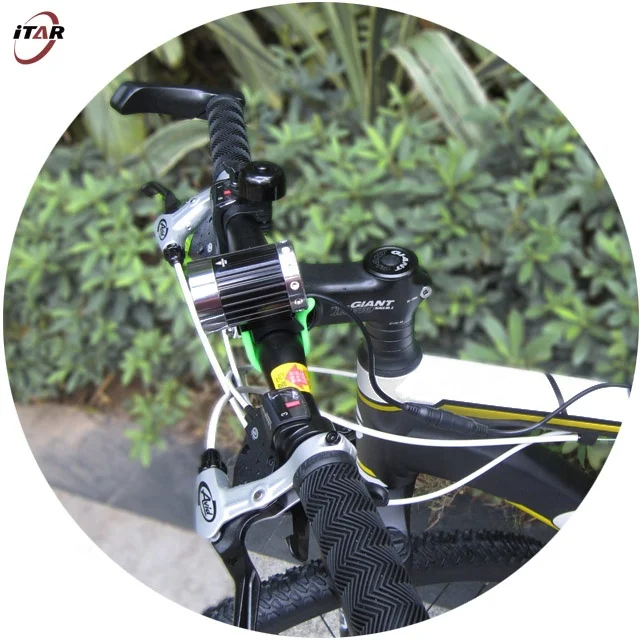 OEM 1200 lumens CREE XML2 10W LED mountain bike front light head unit only for riding and commuting bicycle bike light