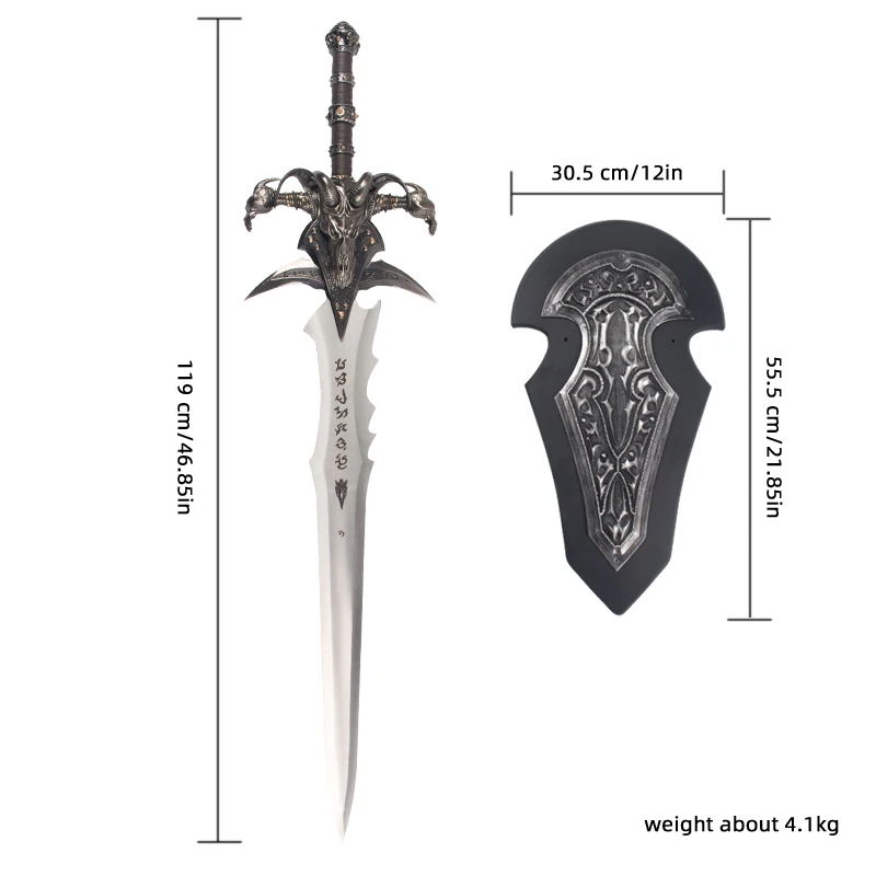 WOW Arthas Menethil игра меч Frostmourne крутое Ремесло быть подарком взрослые игрушки 119 см 4 кг домашний декор