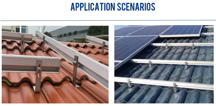 Waterproof PV System Aluminium Solar Panel Mounting Rail