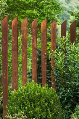 Corten стальные панели забора/садовый забор/металлический забор corten