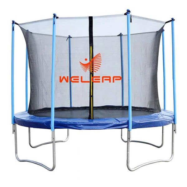 WELEAP 12 футов открытый батут с внутренней сеткой безопасности 366 см