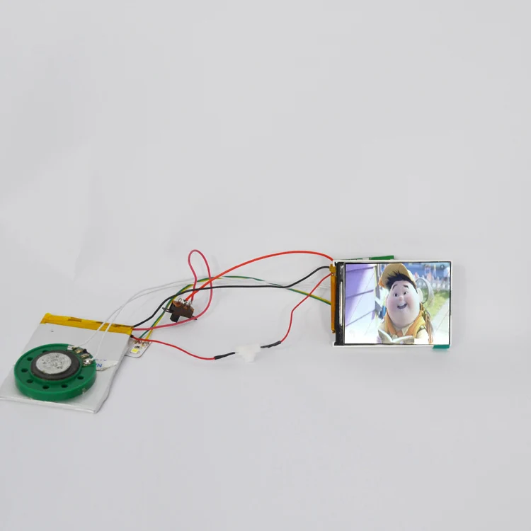 Китайский завод 2 4 дюймов светодиодные видеоэкраны mp4 модуль видеоплеера с usb для поздравительных открыток в качестве бизнес-подарка