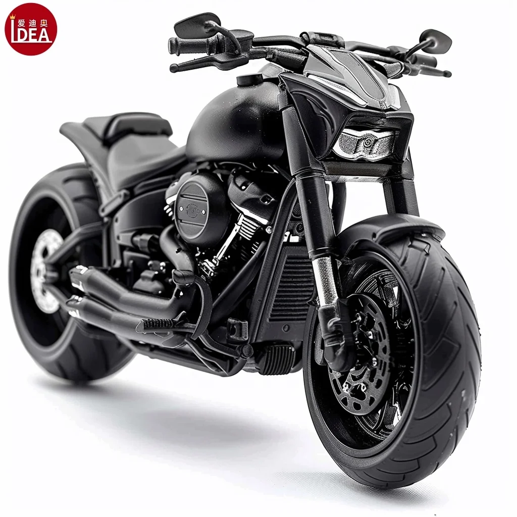2024 New Motorcycle 1/16 Scale Model Diecast Motorcycles Metal Pull Back Diecast Model Motorcycle