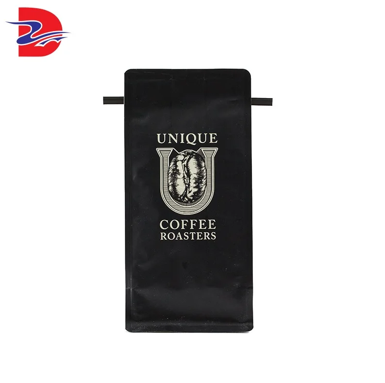 Tea Flat Bottom Coffee Bean Making Wrapper Stand Up Pouch Zip Lock Products Packaging Bags
