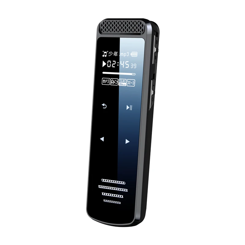 Microphone LCD Portable Walkman Recorder FM Radio Recorder HIFI Sport Music Media Speaker MP3 MP4 Player