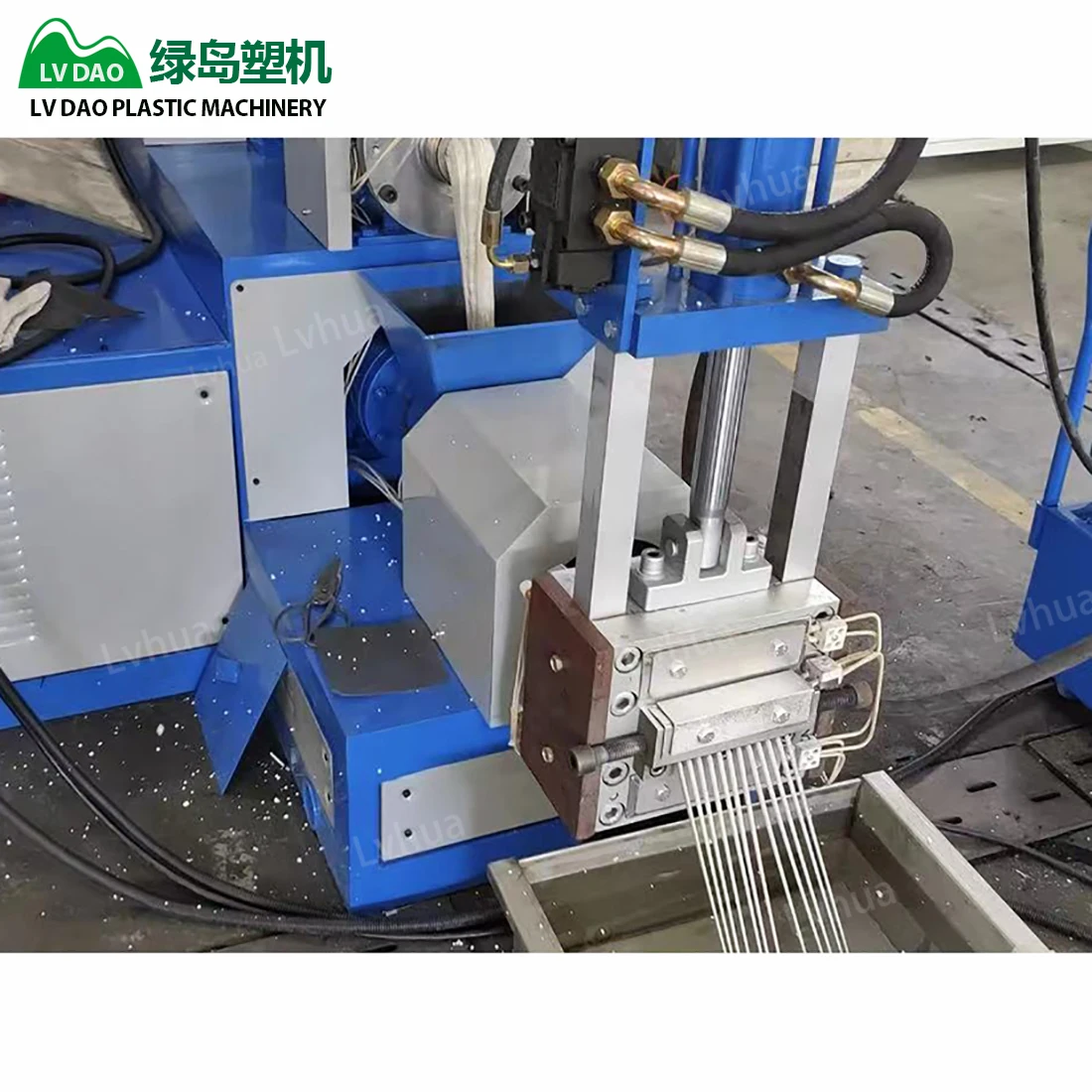Lvdao 250mm screw single stage XPS EPS Foam Polystyrene Plastic Recycling Granulator Pelletizing Machine